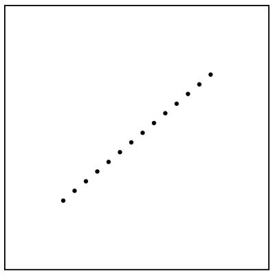 A professional graphic illustration featuring a grid of dots with a growth point as a design element