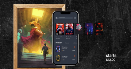 A comprehensive UI UX case study for a mobile app featuring a creative 11-11 poster collection design