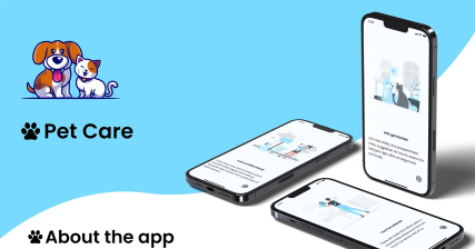 A professional UI UX case study showing a doorstep pet care services mobile app design for iOS